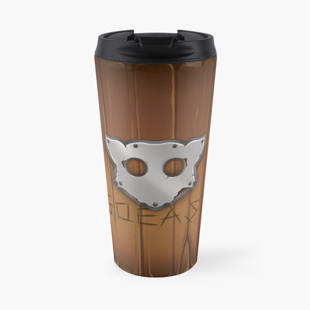 GoEaSyTwitch LogoWood Travel Mug