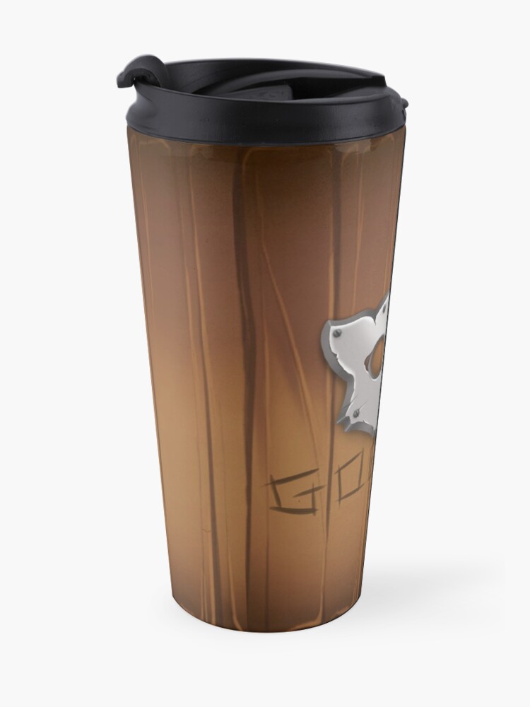 Alternate view of GoEaSyTwitch LogoWood Travel Mug
