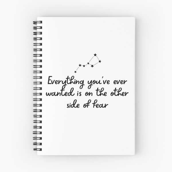Item preview,  Everything  you´ve ever wanted is on the other side of fear-  inspirational  quote designed and sold by starcreative22.