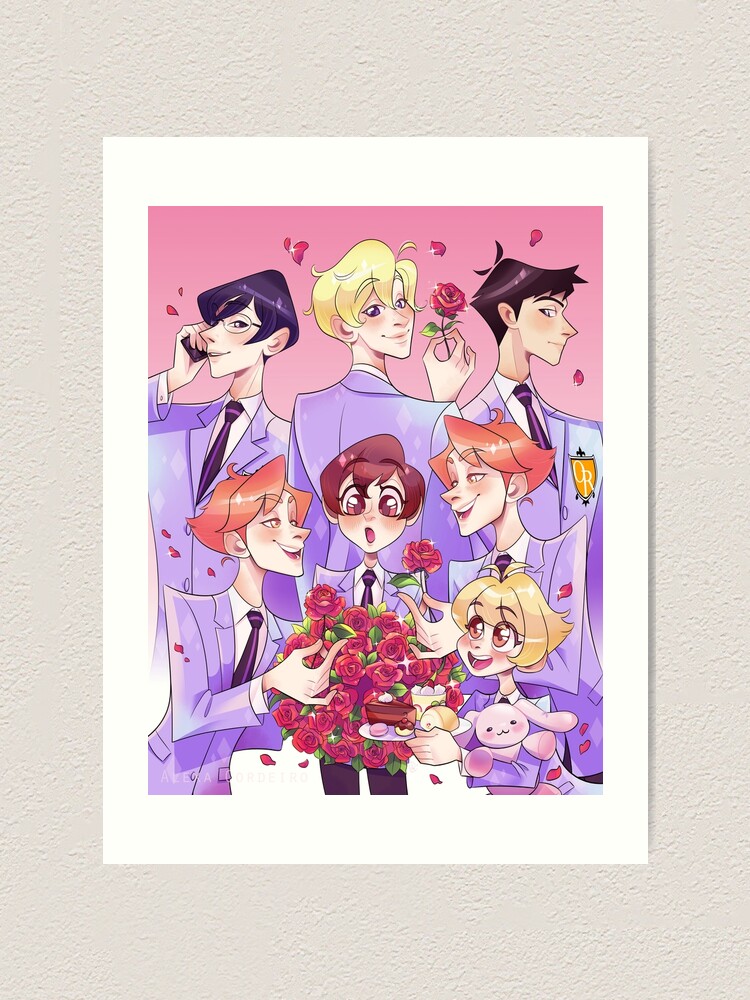 Ouran High School Host Club Art Print