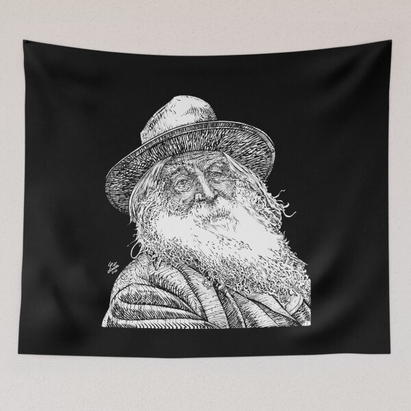 Item preview, WALT WHITMAN ink portrait .2 designed and sold by lautir.
