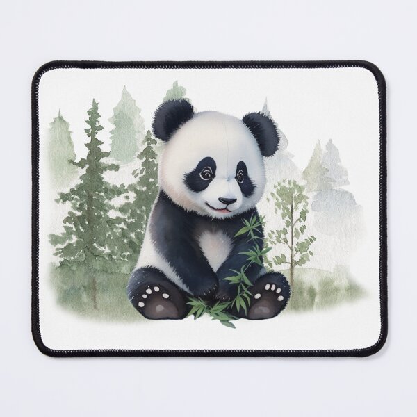 Item preview, panda holding bamboo A1 designed and sold by WD89design.