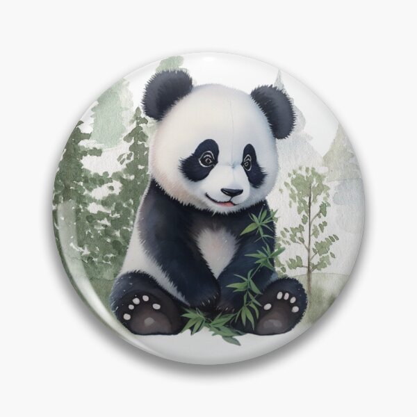 Item preview, panda holding bamboo A1 designed and sold by WD89design.