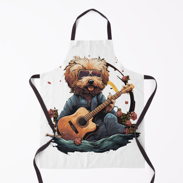 Item preview, a dog playing guitar designed and sold by Crisfontes.