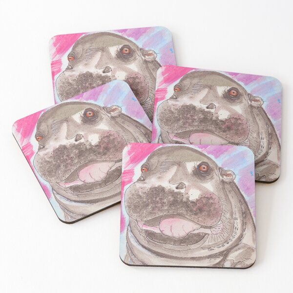 Item preview, Baby hippopotamus  designed and sold by Kiruthikaarts.