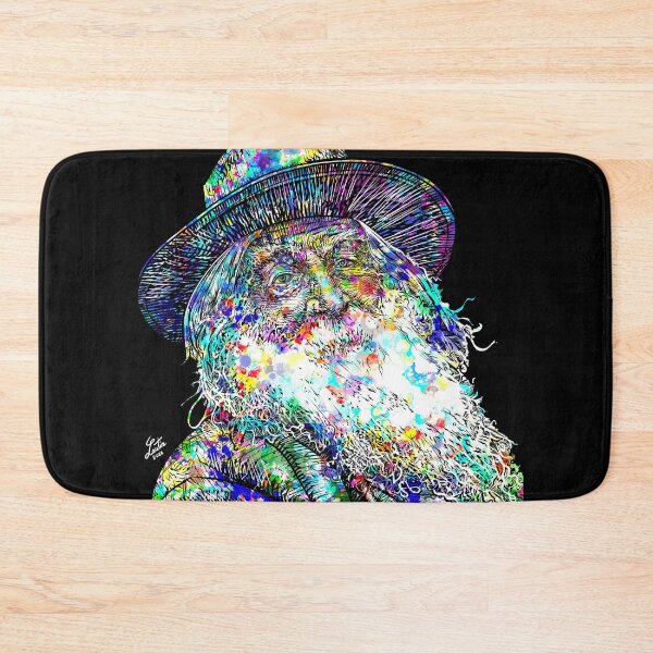 Item preview, WALT WHITMAN ink and watercolor portrait designed and sold by lautir.