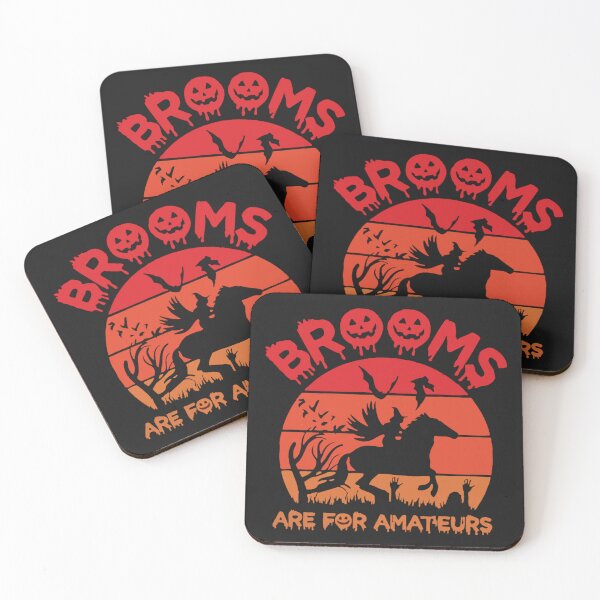 Item preview, Brooms Are For Amateurs Halloween designed and sold by fatonah.