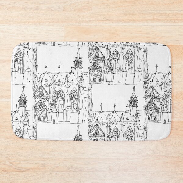 Item preview, Budapest, Fisherman's Bastion Illustration - Black Version designed and sold by Lucie Jamais.