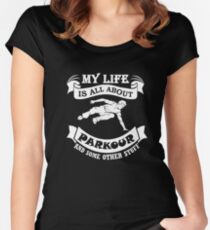 Parkour and Freerunning Women's Fitted Scoop T-Shirt