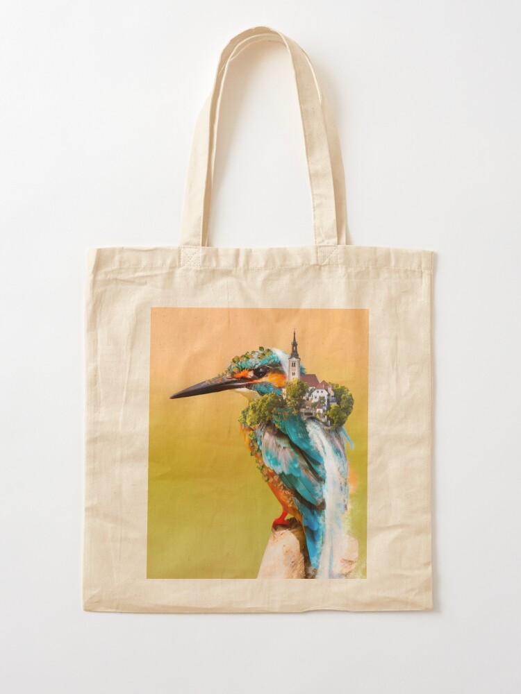 White Breasted Kingfisher Tote Bag by Joseph Franco - Fine Art America