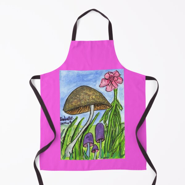 Item preview, Field Mushrooms and Zinnia, Summer designed and sold by Isabelle Herring.
