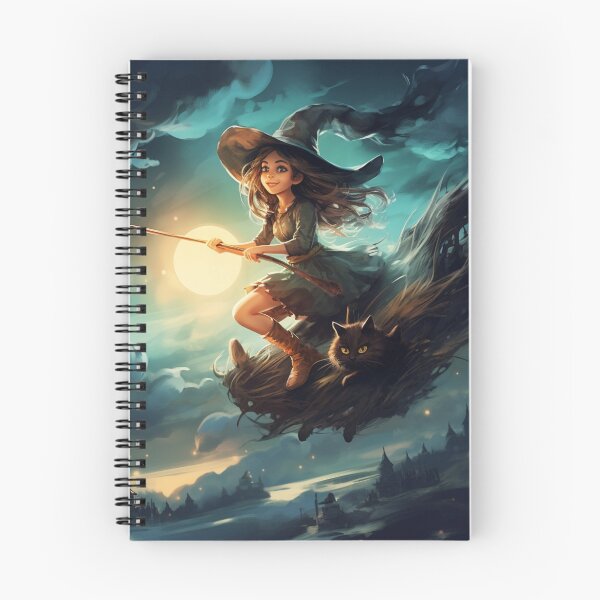 Item preview, Starry Witch and Her Black Cat designed and sold by yourfavdraw.