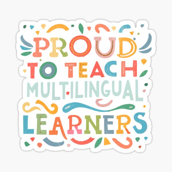 Aperçu de l'œuvre Fier d'enseigner le cadeau de professeur de langue aux apprenants multilingues créée et vendue par beansterp.