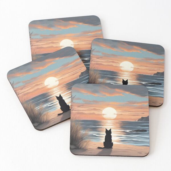 Item preview, cat at sunset designed and sold by Main Rang.