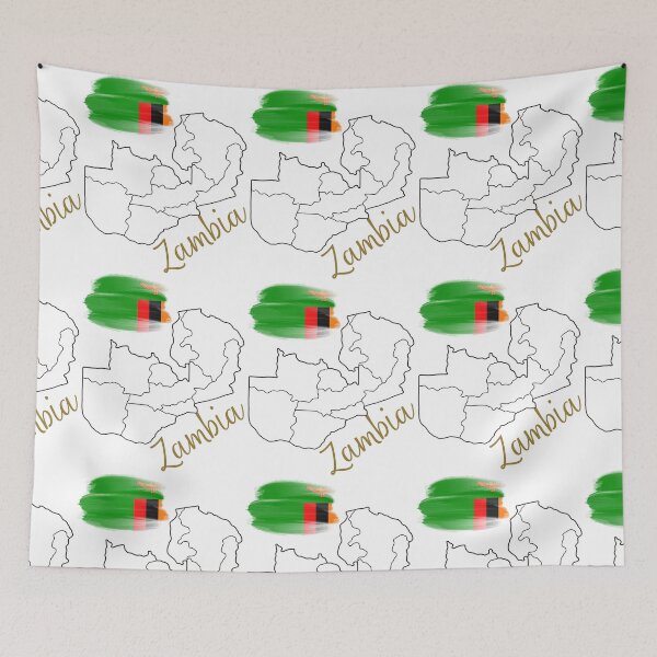 Item preview, Flags and Tradition Zambia Design  designed and sold by Tienda-Vane.