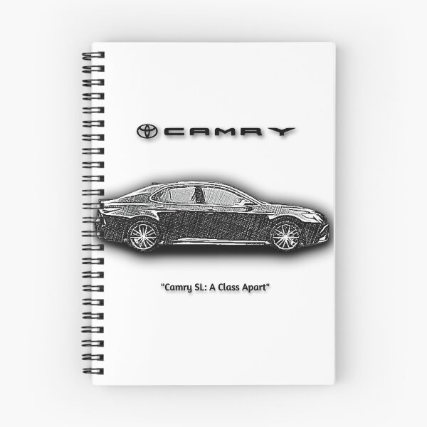 Item preview, Black And White Crosshatch Design Camry SL designed and sold by DrivePosters.