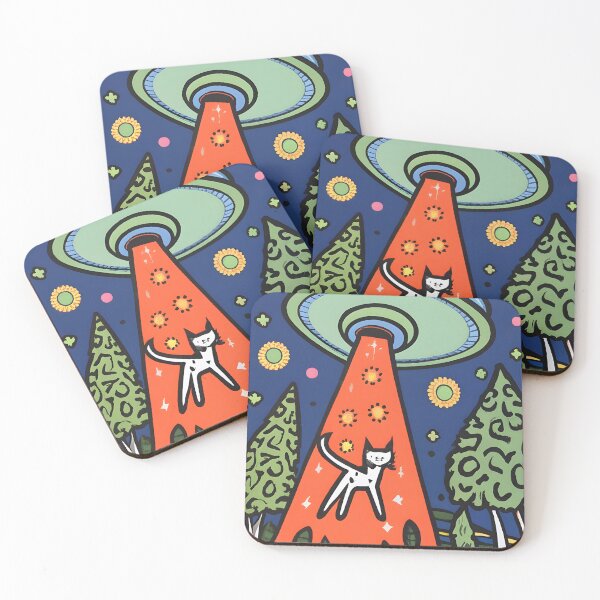 Item preview, UFO steals a cat designed and sold by ratchawoot.