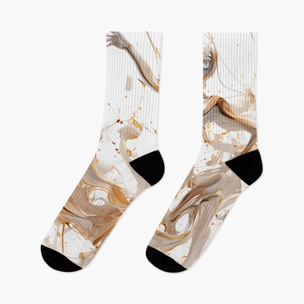 Item preview, Abstract Intricate Art Female Dancer White And Gold designed and sold by PioneerX1.