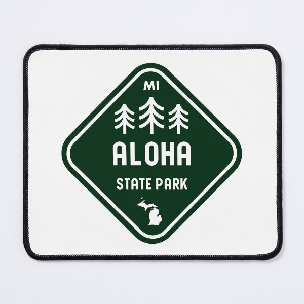 Item preview, Aloha State Park Michigan Rhombus designed and sold by bivenart.