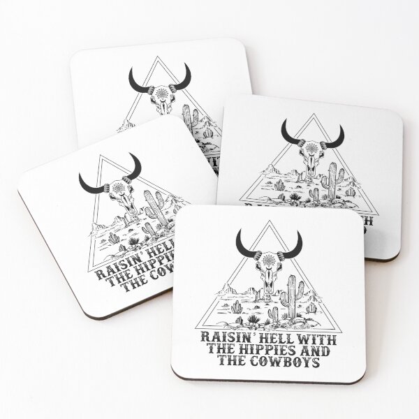 Item preview, Raisin' Hell With The Hippies And The Cowboys designed and sold by SebastiMatthiro.