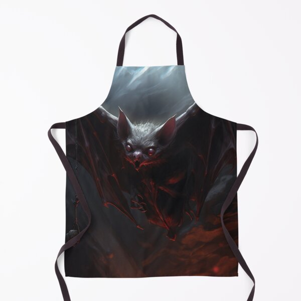 Item preview, Sinister Vampire Bat Hanging Upside Down in a Creepy Cave designed and sold by yourfavdraw.