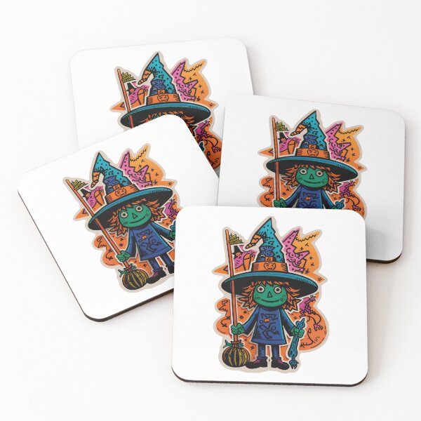 Item preview, Jolly Green Witch Sticker designed and sold by spikesNprints.