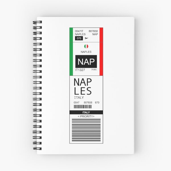 Item preview, Naples NAP Italy International Airport Luggage Tag designed and sold by TravelCamel.