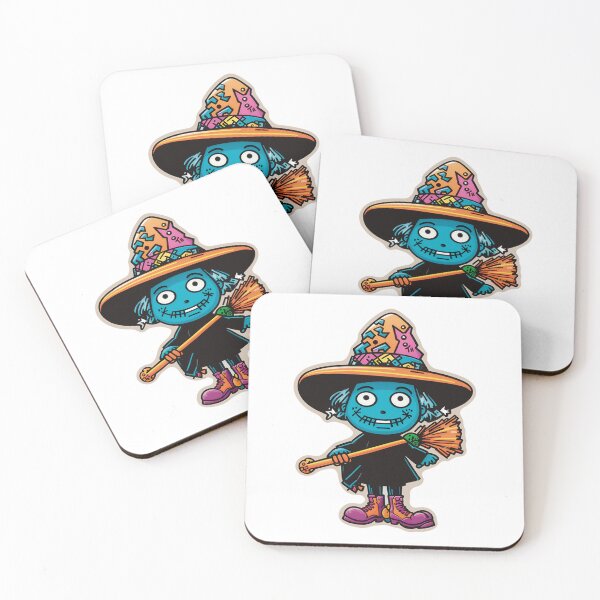 Item preview, Small Blue Witch Sticker designed and sold by spikesNprints.