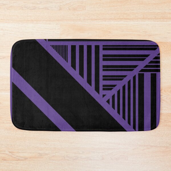 Item preview, Triangle Stripes in Purple and Black designed and sold by LAEC-Shop.