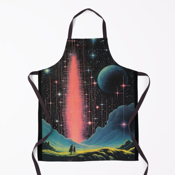 Item preview, Fairytale Cosmic Landscape and Night Starry Sky with Shining Stars designed and sold by Je-we.