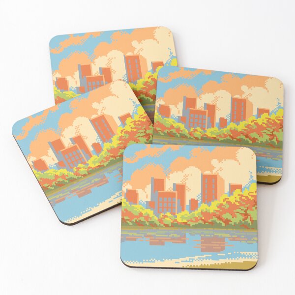 Item preview, Cityscapes - Autumn River designed and sold by OLHA VOLKOVA.
