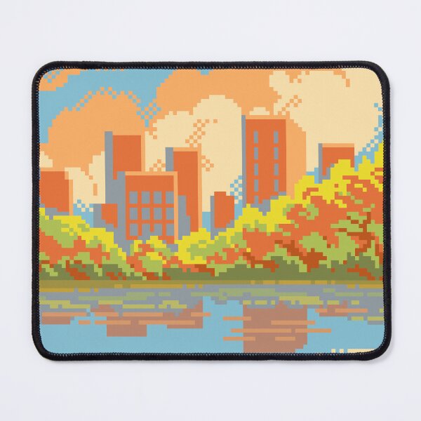Item preview, Cityscapes - Autumn River designed and sold by OLHA VOLKOVA.