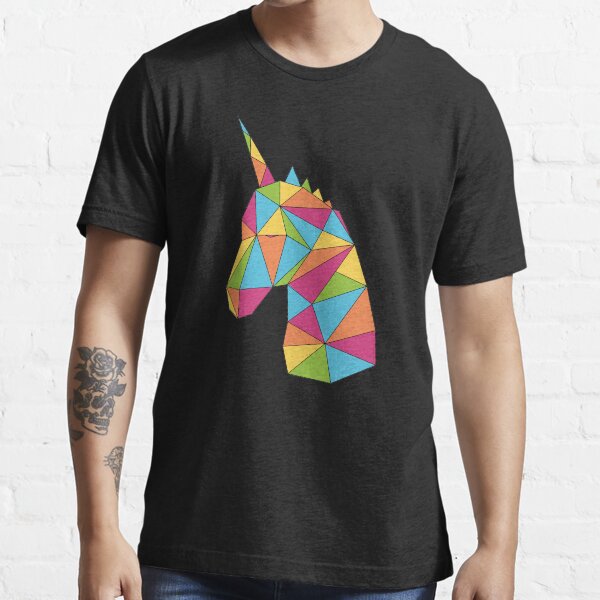 Unicorn Rainbow Colors Essential T-Shirt