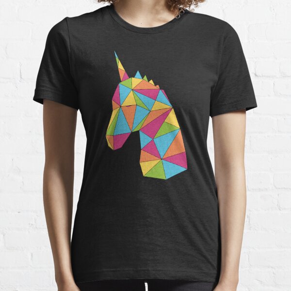 Unicorn Rainbow Colors Essential T-Shirt