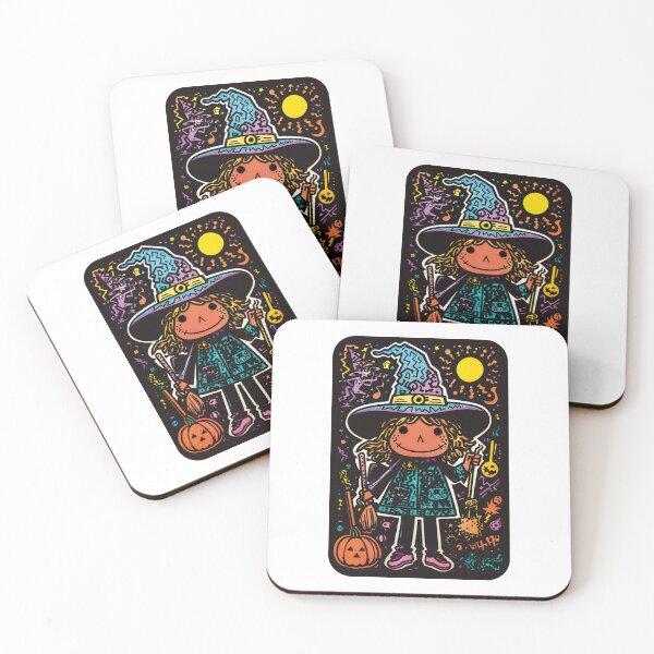 Item preview, Magical Orange Witch Sticker designed and sold by spikesNprints.