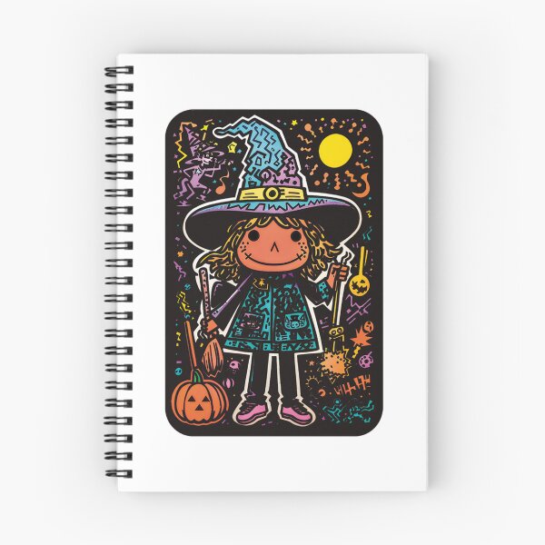 Item preview, Magical Orange Witch Sticker designed and sold by spikesNprints.