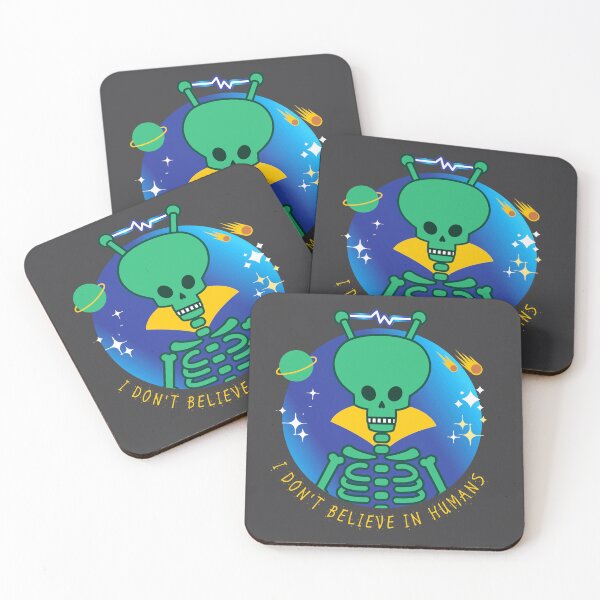 Item preview, I Don't Believe In Humans designed and sold by SkullsToGo.