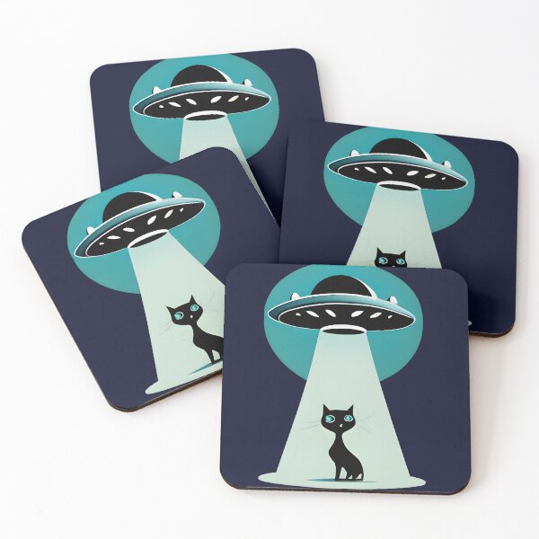Item preview, UFO steals a cat designed and sold by ratchawoot.