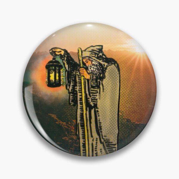 Item preview, The Hermit Tarot Card designed and sold by The Art Occultist.