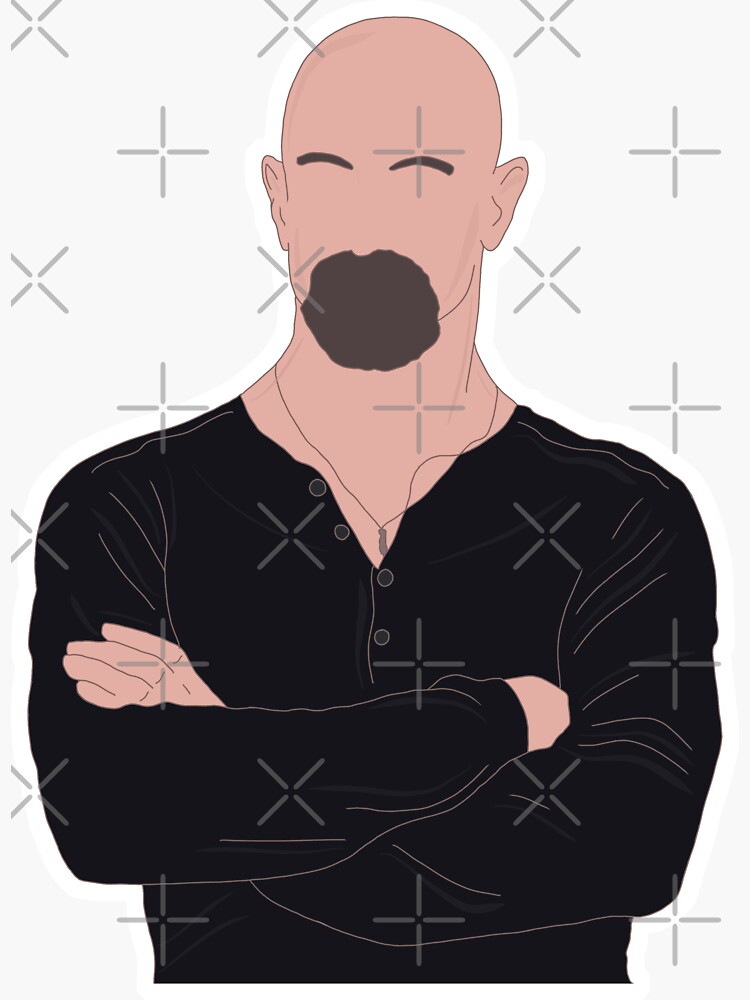 Elliot Stabler undercover as Eddie Ashes Law and Order Sticker