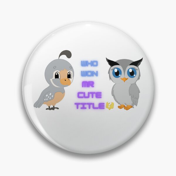 Item preview, Butcher birds competion for Mr cute title ?  designed and sold by DARE2DO.