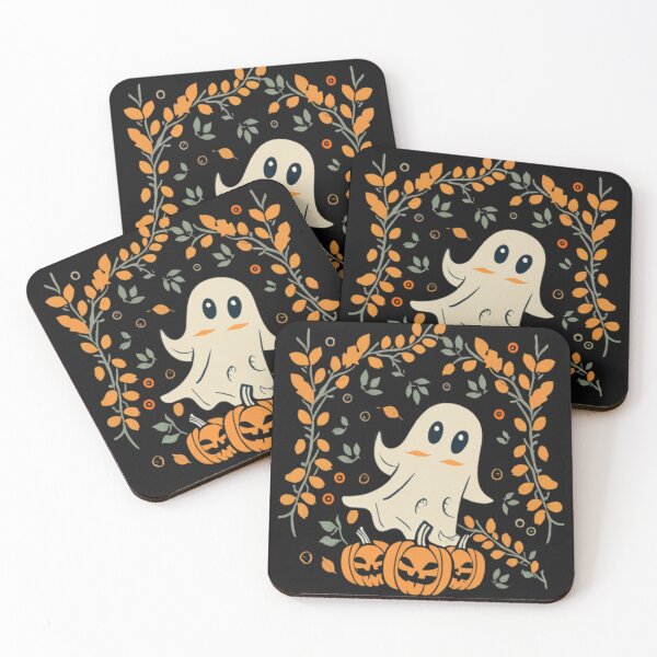 Item preview, Halloween Ghost and Autumn Bliss | Spooky Season T-Shirt designed and sold by ArtsyElegance4U ⭐⭐⭐⭐⭐.