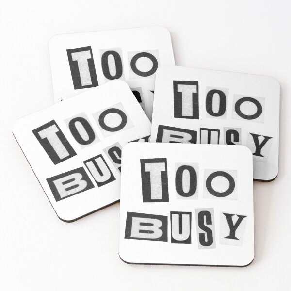 Item preview, Too Busy - Punk Style Aesthetic designed and sold by NeuwtStudio.