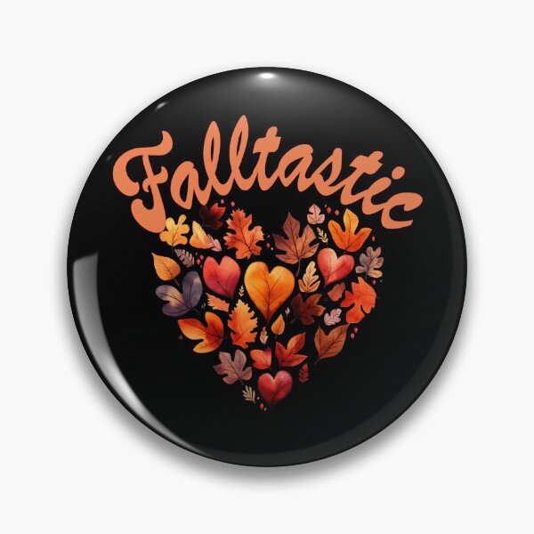 Item preview, Falltastic, Fall Leaves, Heart, by DAM Creative, designed and sold by DAM Creative ⭐⭐⭐⭐⭐.