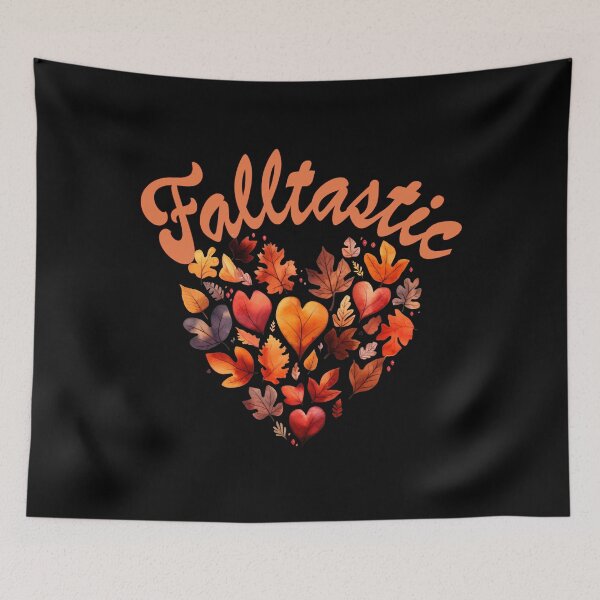 Item preview, Falltastic, Fall Leaves, Heart, by DAM Creative, designed and sold by DAM Creative ⭐⭐⭐⭐⭐.