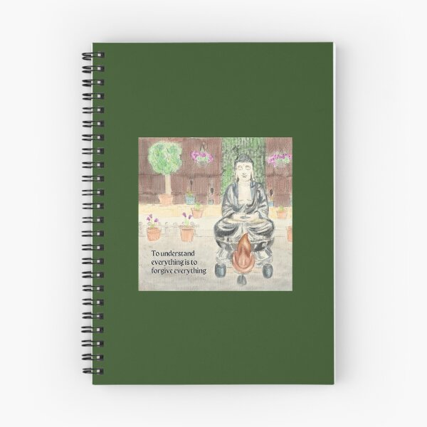 Item preview, Buddha watercolour - "To understand is to forgive" designed and sold by bluechalice.