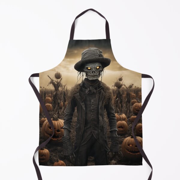 Item preview, The Vigilant Scarecrow of Pumpkins designed and sold by yourfavdraw.