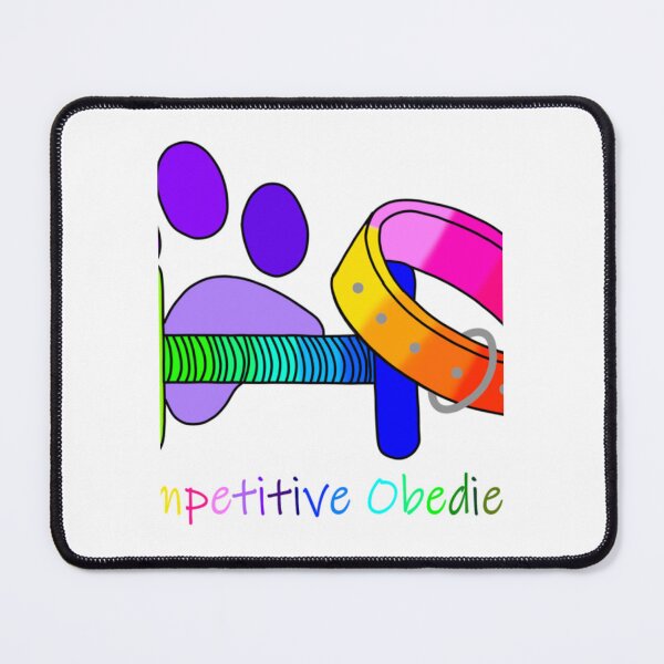 Item preview, Competitive obedience rainbow Sticker designed and sold by BusterAuer.