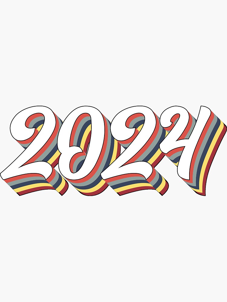 2024' Autocollant