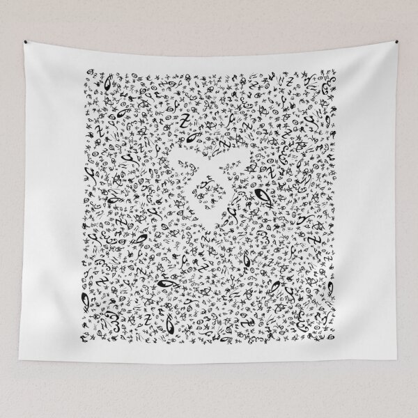 Item preview, Shadowhunters rune - pattern / texture with vanishing angelic power rune (black) - Clary, Alec, Jace, Izzy, Magnus designed and sold by Vane22april.